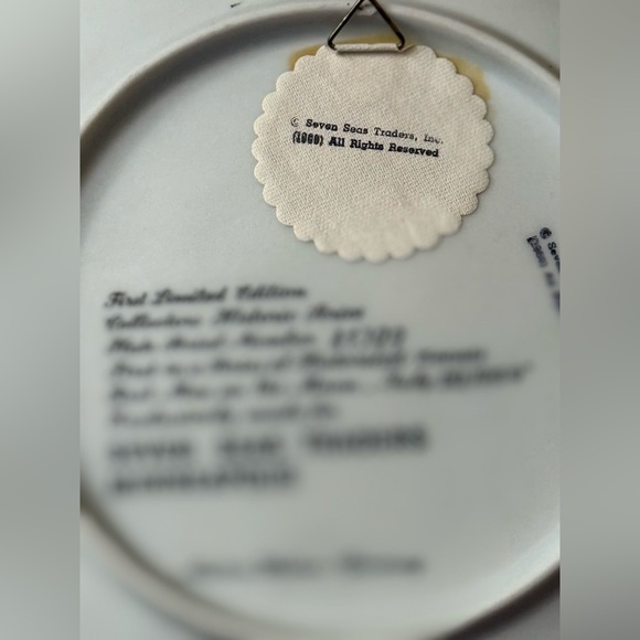 SEVEN SEAS TRADERS INC APOLLO MOON PLATE JULY 20 HISTORY 1969 1ST EDITION - Picture 6 of 16